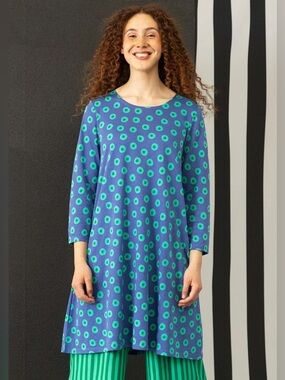 Gudrun Sjoden Nicole Organic Cotton Modal Jersey Dress Size XXL